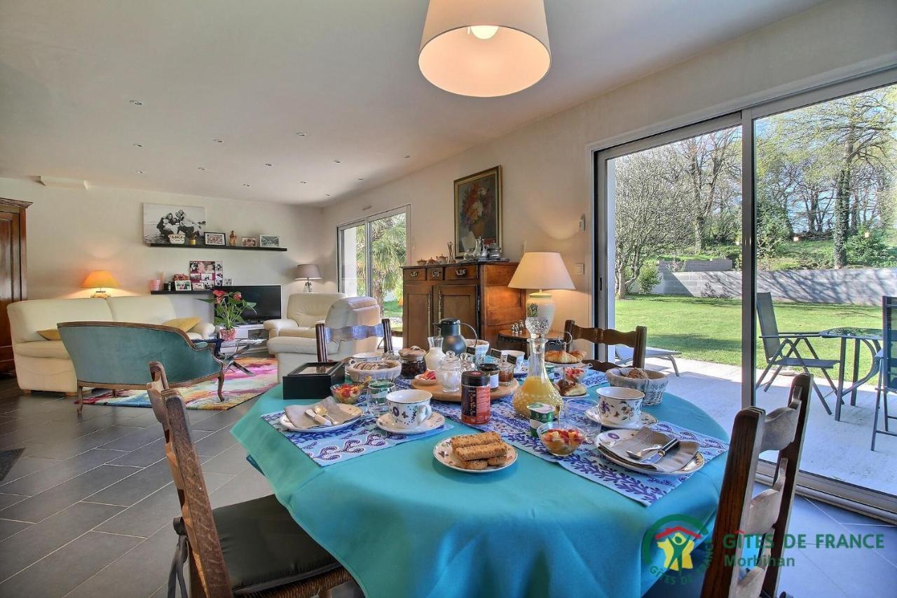 Villa Le Nid Breton Bignan Exteriér fotografie